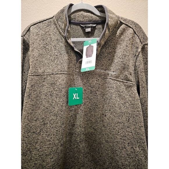 NWT - Eddie Bauer Radiator Top Zip Pullover Sweater Sweatshirt Size XL - Picture 3 of 7